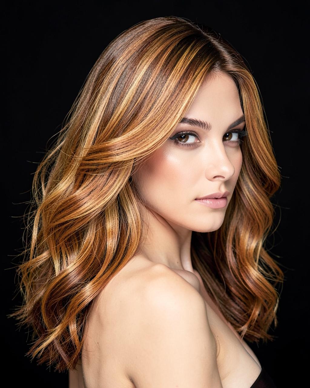 Balayage hair colour