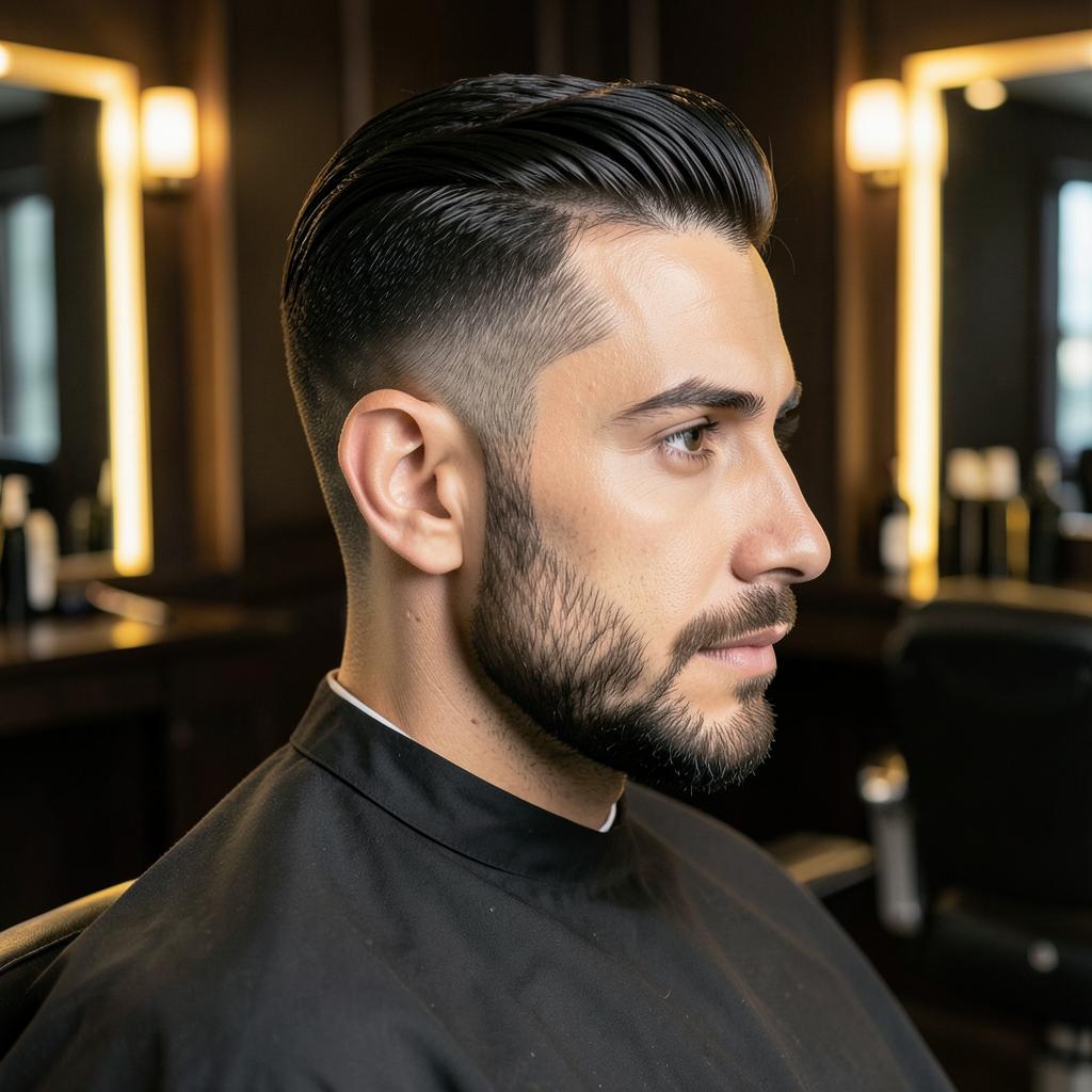 Men's haircut at Dhun Unisex Salon